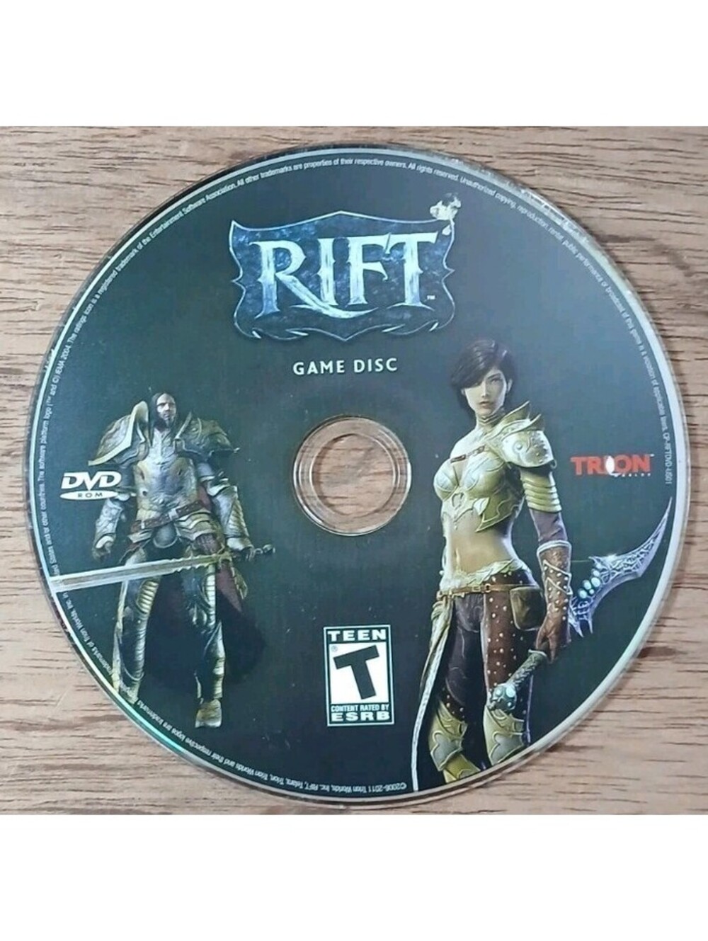 Rift - PC, 2011 - PC - Windows Vista / XP - DISC ONLY - Very Good Condition